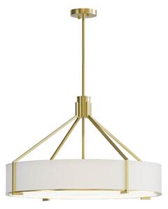 Open Design OR85662 - Luster na tyči DORETTO 6xE27/15W/230V pr. 70 cm zlatá/biela