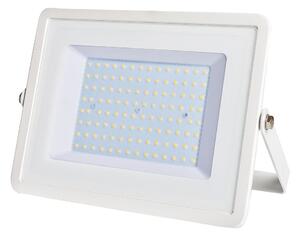 Biely LED reflektor 100W Premium Farba svetla Teplá biela – Vonkajší LED reflektory (halogény) > Vonkajší LED reflektory (LED halogény)