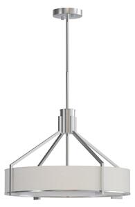 Open Design OR85624-Luster na tyči DORETTO 4xE27/15W/230V pr. 50 cm matný chróm/biela