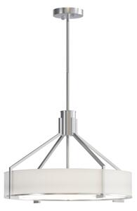 Open Design OR85624-Luster na tyči DORETTO 4xE27/15W/230V pr. 50 cm matný chróm/biela