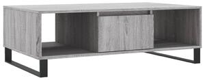 Konferenčný stolík sivý sonoma 104x60x35 cm kompozitné drevo