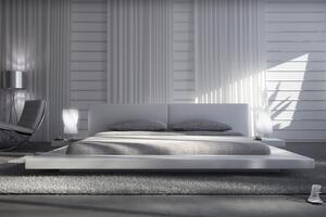 Čalunená dvojlôžková posteľ 140 × 200 cm 140 × 200 cm