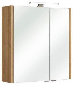 ZRKADLOVÁ SKRINKA, farba duba, 62/70/20 cm Xora - Kúpeľňové skrinky