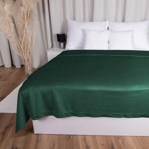Biante Zamatový prehoz na posteľ Velvet Prémium SVP-044 Lesná zelená 140x200 cm