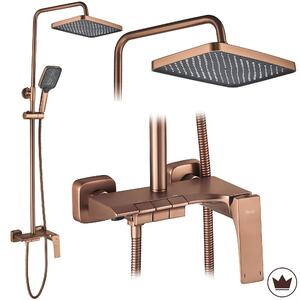 Sprchový set PREMIUM REA JOE Brush Copper