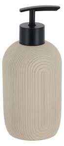 Dávkovač mydla Elya, béžová/s čiernymi prvkami, 400 ml