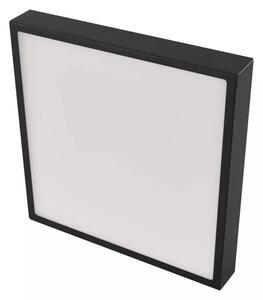 Čierny prisadený LED panel s tenkým rámčekom hranatý 300 x 300mm 28,5W CCT Premium