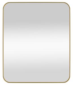 Nástenné zrkadlo zlaté 50x60 cm obdĺžnik