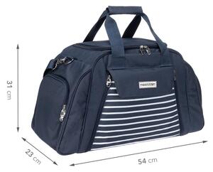 Anndora Pikniková taška s 29 kusmi príslušenstva a s chladiacou priehradkou - Modrá s prúžkami