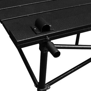 Anndora Skladací kempingový stôl 70x70x cm