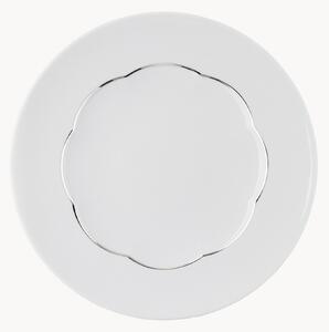 Porcelánové raňajkové taniere Sonetto, 6 ks