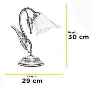 STOLNÁ LAMPA, E14, 29/30/20 cm - Interiérové svietidlá