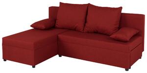 POSTEĽNÁ BIELIZEŇ, flanel, bordová, 140/200 cm - Obliečky & plachty