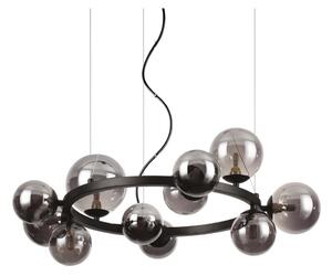 Ideal Lux - LED luster na lankách PERLAGE 11xG9/3W/230V pr. 73 cm čierna/dymová