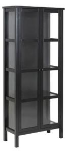 ACTONA Vitrína Eton – čierna 180 × 80 × 35.5 cm