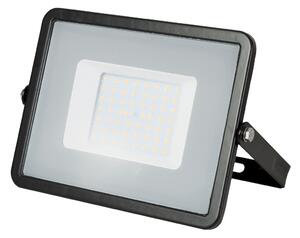 Čierny LED reflektor 50W Premium Farba svetla Studená biela 408