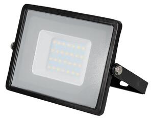 Čierny LED reflektor 30W Premium Farba svetla Denná biela