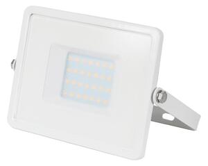 Biely LED reflektor 30W Premium Farba svetla Studená biela – Vonkajší LED reflektory (halogény) > Vonkajší LED reflektory