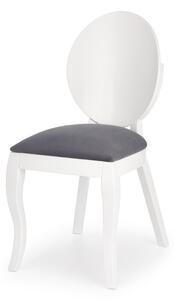 HALMAR Jedálenská stolička Vero biela/sivá