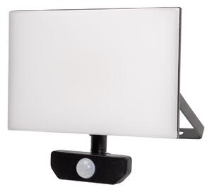 Bezrámčekový LED reflektor 50W s pohybovým snímačom – Vonkajší LED reflektory (halogény)