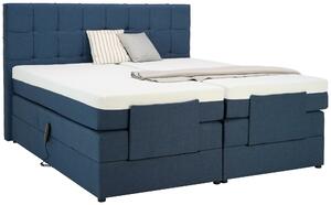 BOXSPRINGOVÁ POSTEĽ, 180/200 cm, textil, modrá Moderano - Postele