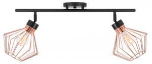 TooLight Stropné svietidlo Plafon Double čierne
