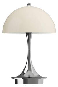 Louis Poulsen Prenosná lampa Panthella 160 V3, chrome opal beige 5744171481