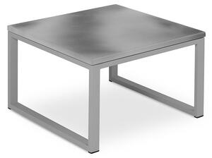 Záhradný stôl Nicea Concrete Imitation – šedý rám 70 × 70 × 41 cm