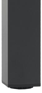 Záhradný stôl čierny AZT-S1514 BK