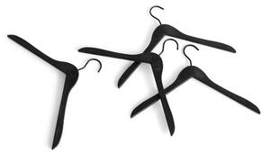 HAY Ramienka Coat Hanger set 4 ks, black