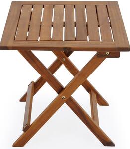 Odkladací stolík Vitek z akáciového dreva 46x46cm