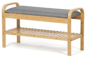 Bambusový botník prírodný DR-N1016 GREY2