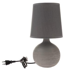 Keramická stolná lampa Grafit, 29 cm, šedá