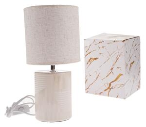 Keramická stolná lampa Light 33 cm, svetlo béžová