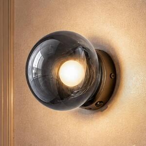 OSRAM Nástenné svetlo LED Decor Satellite, sivá, Ø 15 cm, stmievateľné, Hliník / sivá / zinok, Obývacia izba / jedáleň, Sklo, Moderný, Nástenné svietidlo