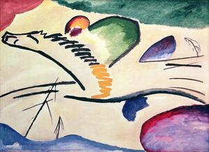 Wassily Kandinsky - Umelecká tlač Lyrical, 1911, (40 x 30 cm)