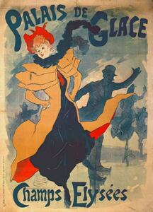 Jules Cheret - Umelecká tlač Poster advertising the Palais de Glace on the Champs Elysees, (30 x 40 cm)
