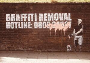 Plagát, Obraz - Banksy Street Art - Graffity Removal Hotline