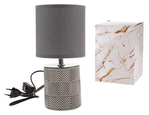 Keramická stolná lampa Dark 27 cm, tmavo šedá