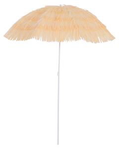 Outsunny slnečník havajského vzhľadu Ø160cm v béžovej farbe