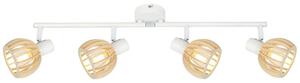 Candellux Biele bodové svietidlo Attari pre žiarovku 4x E14 94-68101