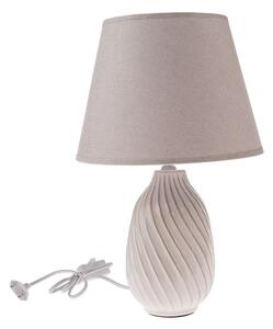Keramická stolná lampa Vela, 38 cm, béžová