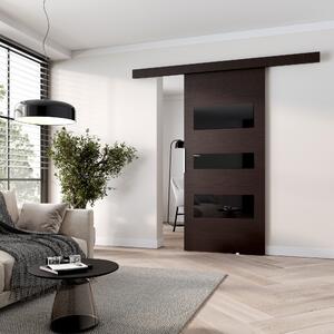 Interiérové dvere na stenu BARRET 3 - 96 cm, wenge