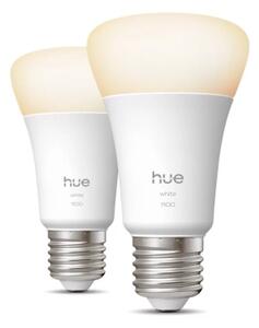SADA 2x LED Stmievateľná žiarovka Philips Hue WHITE E27/9,5W/230V 2700K