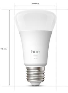 LED Stmievateľná žiarovka Philips Hue WHITE E27/9,5W/230V 2700K
