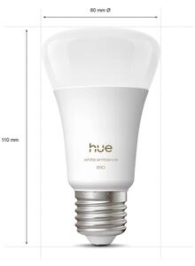 SADA 4x stmievateľných LED žiaroviek Philips Hue WHITE AMBIANCE E27/6W/230V 1000-20000K