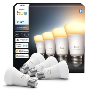 SADA 4x stmievateľných LED žiaroviek Philips Hue WHITE AMBIANCE E27/6W/230V 1000-20000K