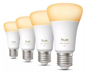 SADA 4x stmievateľných LED žiaroviek Philips Hue WHITE AMBIANCE E27/6W/230V 1000-20000K