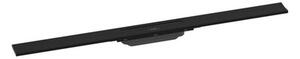 Sprchový žľab Hansgrohe RainDrain Flex 90 cm nerez matná černá mat 56045670