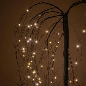 Nexos 72881 Vianočná dekorácia - svetelný strom - smútočná vŕba, 150 cm, 96 LED teple biela